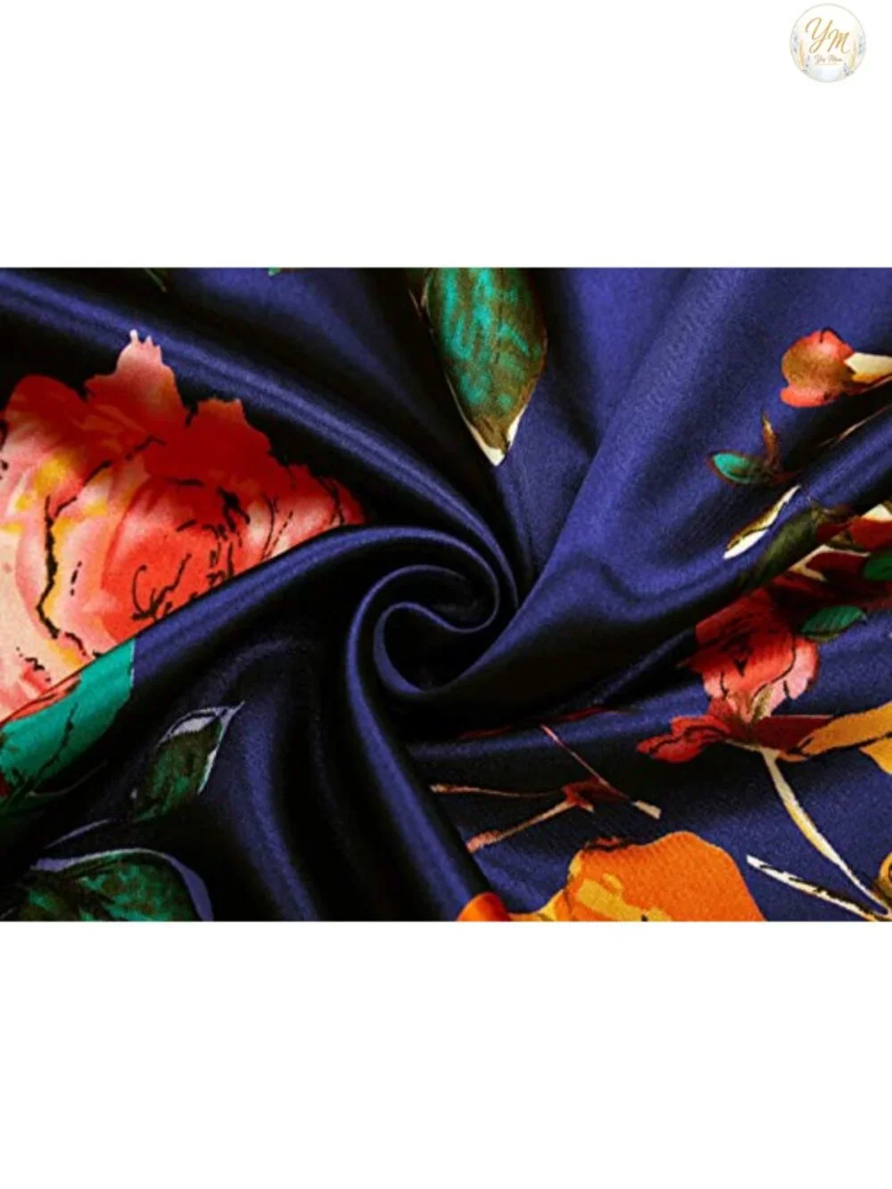 Satin Kimono Robe Women Long Floral Lounge Wear Pockets Silky Ankle Length